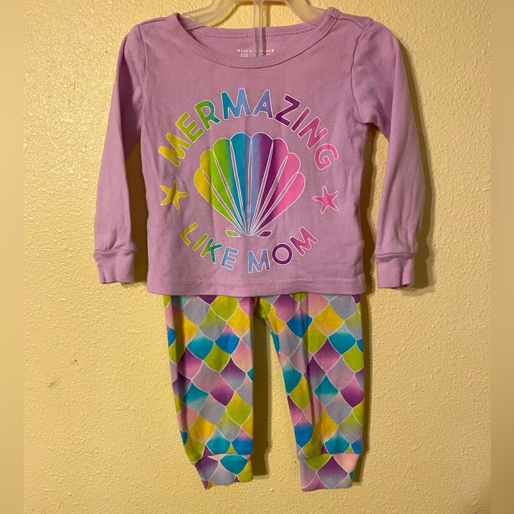 The Children’s Place, Infant's 3-6M Long Sleeve Shirt & Pants Mermazing like mom